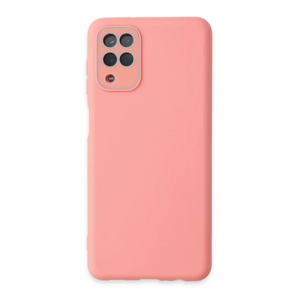 Samsung Galaxy A22 Kılıf Lansman Glass Kapak - Pembe ürün görseli 1