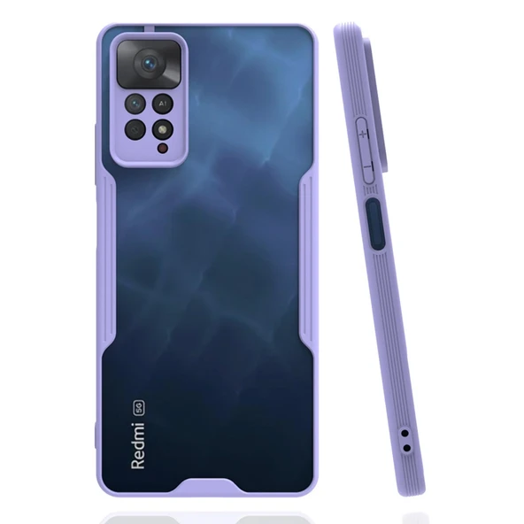 Xiaomi Redmi Note 11 Pro Kılıf Platin Silikon - Lila ürün görseli 1