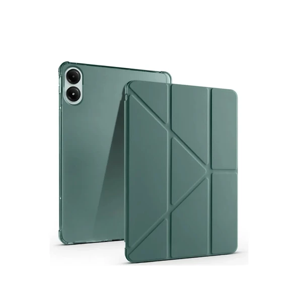 Xiaomi Redmi Pad Se 4g Kılıf Kalemlikli Mars Tablet Kılıfı - Koyu Yeşil ürün görseli 1