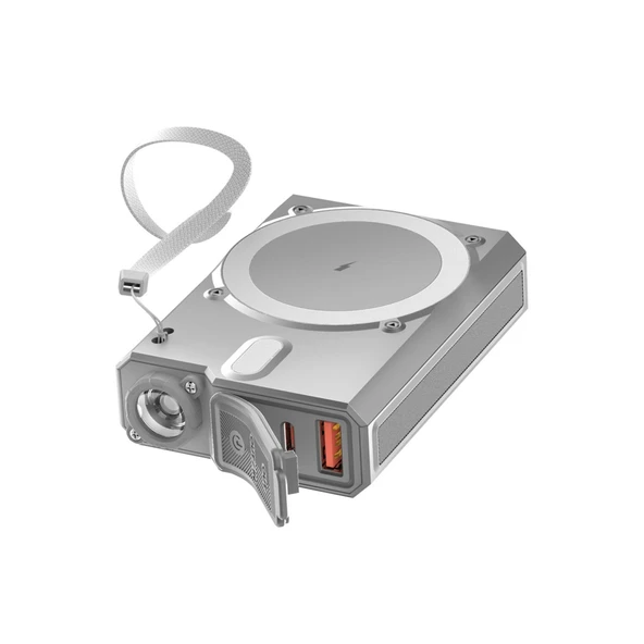 Joko J38 10.000 Mah 20w Pd Led Işıklı Magsafe Powerbank - Gri ürün görseli 1