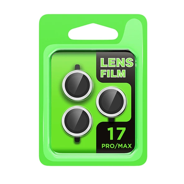 Apple İphone 17 Pro Raze Metal Kamera Lens - Gümüş ürün görseli 1