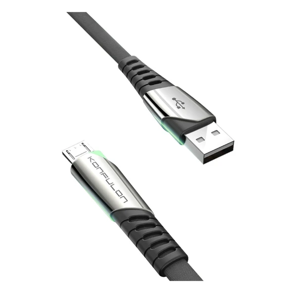 Dc16 Micro Usb Kablo 1m 2.4a - Siyah ürün görseli 1