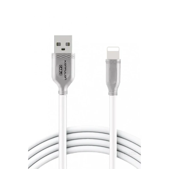 S48 Lightning Kablo İphone Uyumlu 1m 3a - Beyaz ürün görseli 1