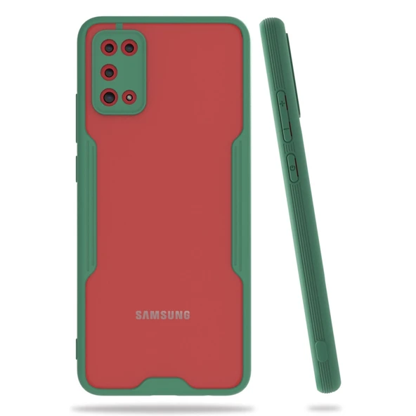 Samsung Galaxy A02s Kılıf Platin Silikon - Yeşil ürün görseli 1