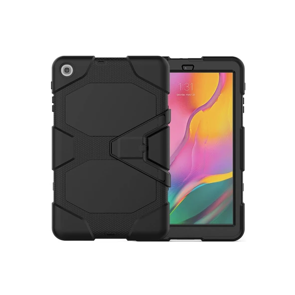 Samsung Galaxy T510 Tab A 10.1 Kılıf Griffin Tablet Kapak - Siyah ürün görseli 1