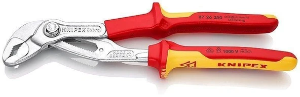 Knipex Ayarlı Fort Pense VDE İzoleli Profesyonel Fort Pense ürün görseli 1