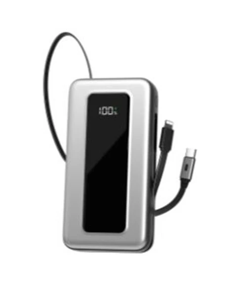 S-link IP-G20M 20000mAh PD65W Makaralı Siyah LCD Taşınabilir Pil Şarj Cihazı Powerbank ürün görseli 1