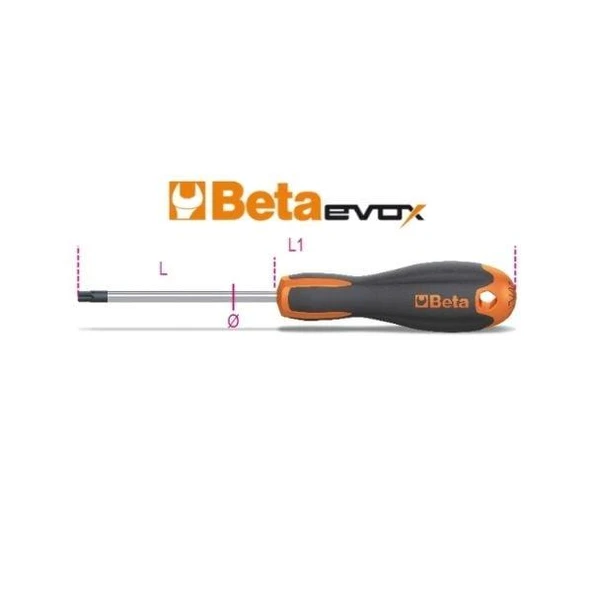Beta 1208E/RTX Torx Tornavida T40 ürün görseli 1