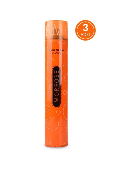 Morfose Ultra Strong Saç Spreyi 400 ml 3 Adet ürün görseli 1
