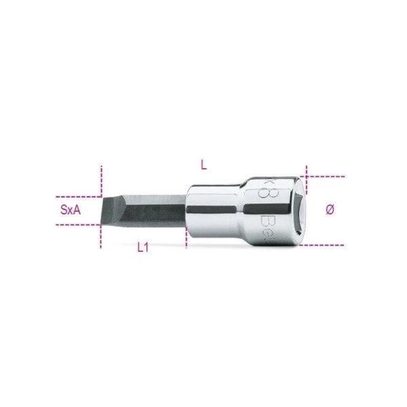Beta 910LP 3/8'' Lokmalı Düz Tornavida 1,2x6,5mm ürün görseli 1
