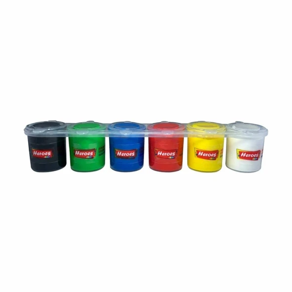 ERN-710 Heroes Color 6lı Parmak Boya - Eren Oyuncak ürün görseli 1