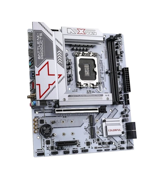 COLORFUL BATTLE-AX B860M-GHA WIFI V20 DDR5 M-ATX ANAKART - Resim 3