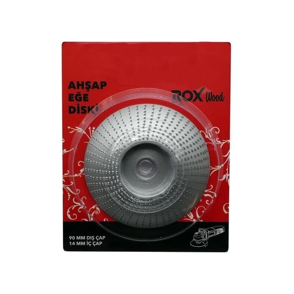 Rox Wood 0028 Ahşap Eğe Törpü Diski 90 mm - Resim 2