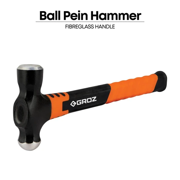 Groz Fiber Saplı Bombe Başlı Çekiç 680 gr - Resim 2