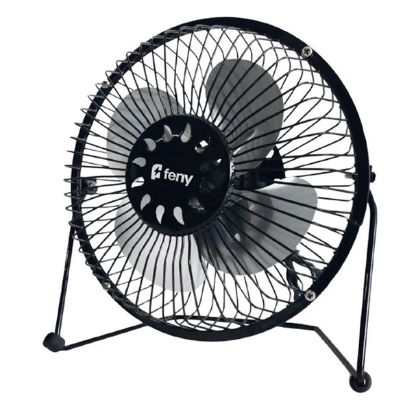 Feny FN-F87 Metal 360 Derece Dönebilen 6" Mini Masaüstü Fan ürün görseli 1
