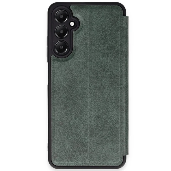 Samsung Galaxy A35 5g Kılıf Flip Cover - Koyu Yeşil ürün görseli 1