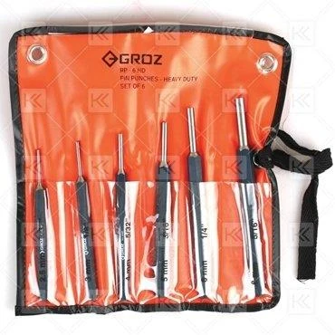 Groz PP/HD/6/ST Kısa Pim Zımba Takımı 6'lı ürün görseli 1