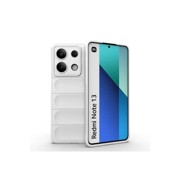 Xiaomi Redmi Note 13 4g Kılıf Optimum Silikon - Krem ürün görseli 1