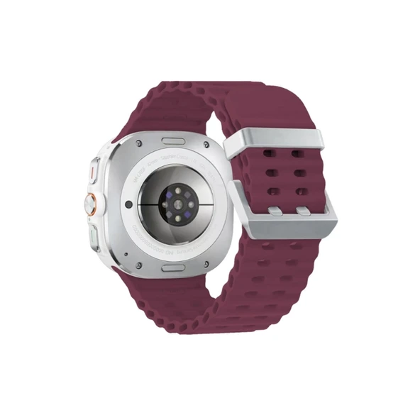 Watch 7 Ultra Kr417 Rug Silikon Kordon - Mor ürün görseli 1