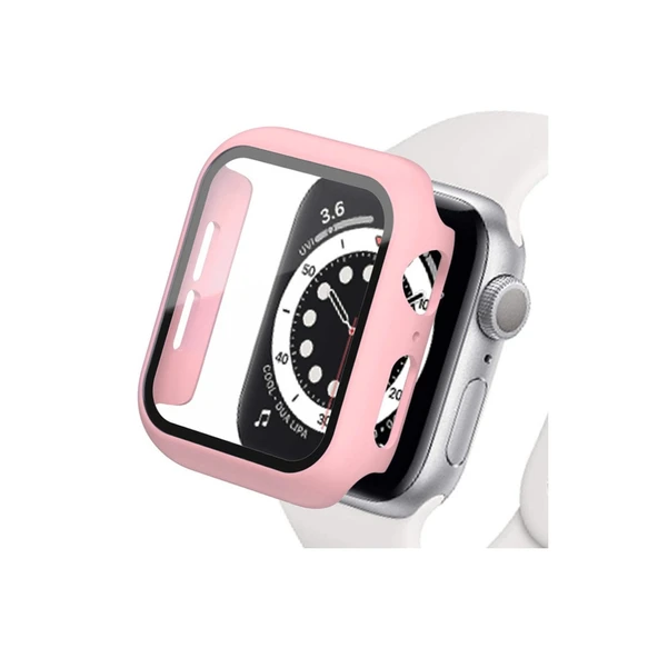 Apple Watch 38mm Camlı Kasa Ekran Koruyucu - Rose Gold ürün görseli 1