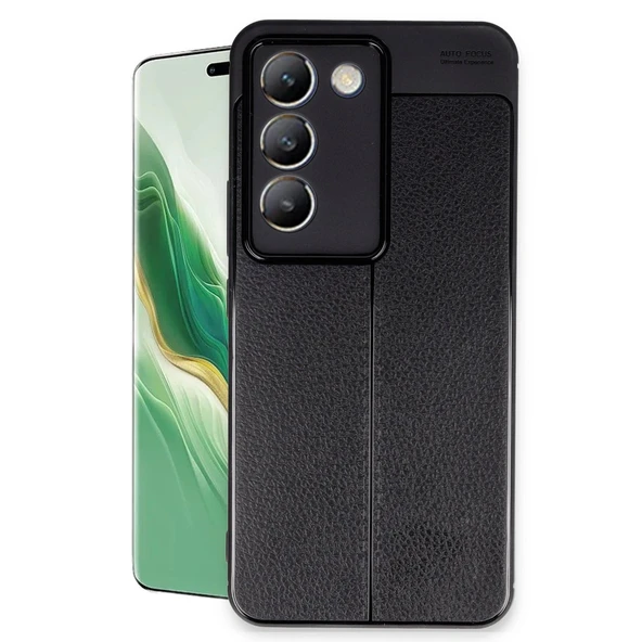 Vivo V30 Lite 4g Kılıf Auto Focus Kapak - Siyah ürün görseli 1