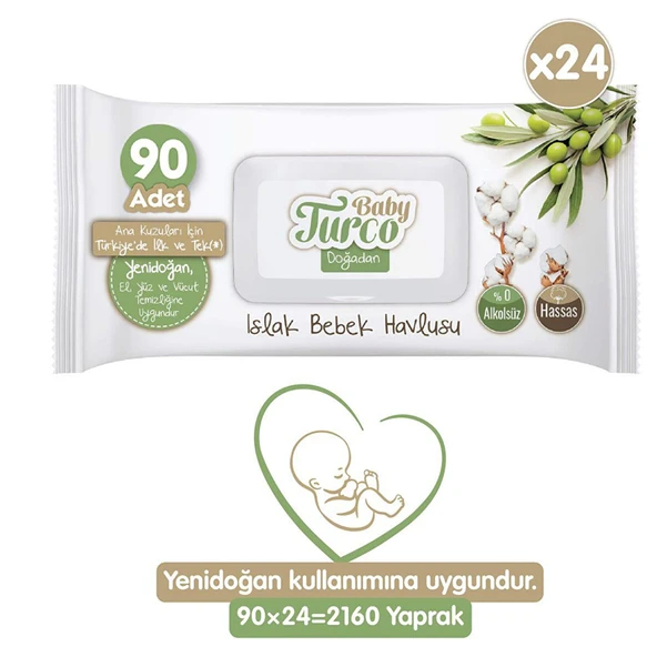 BABY TURCO DOĞADAN 24X90 Koli fiyatı ürün görseli 1