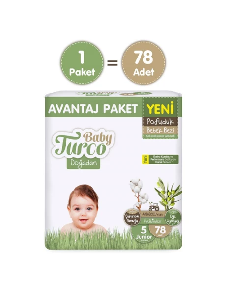 BABY TURCO DOĞA KNL AVANTAJ JUNIOR 78x2 Koli fiyatı ürün görseli 1