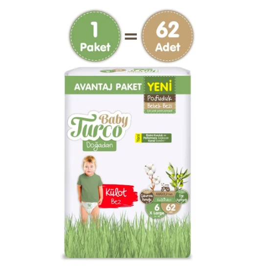 BABY TURCO DOĞA KNL AVANTAJ KLT XL 62x2 XL Koli fiyatı ürün görseli 1
