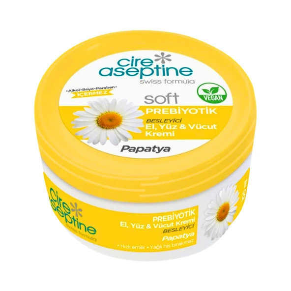Cire Aseptine Soft Papatya Özlü Besleyici Prebiyotikli Krem 100 ml ürün görseli 1