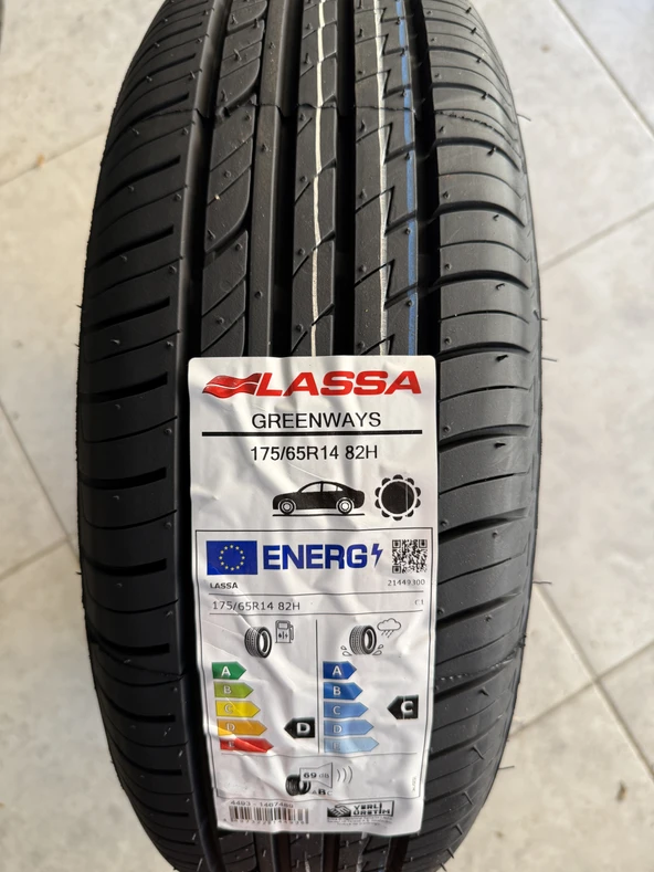 LASSA / 175/65R14 (GREENWAYS) (1 ADET FİYATIDIR. EN AZ 2 ADET VERİLMEKTEDİR) 2026 YAZ LASTİĞİ ürün görseli 1