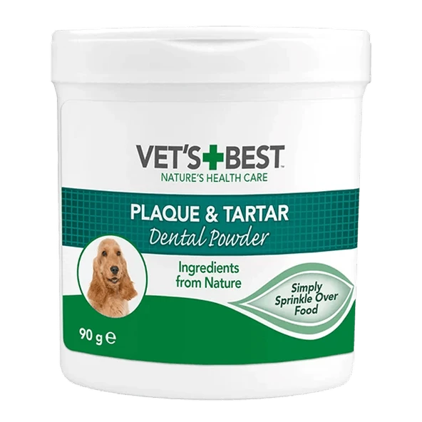 Vet's Best Plaque ve Tartar Köpekler İçin Tartar Önleyici Ağız Bakım Tozu 90Gr ürün görseli 1