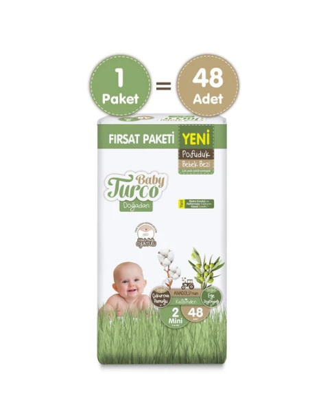 BABY TURCO DOĞA KNL FIRSAT MİNİ 48x6 Koli fiyatı ürün görseli 1