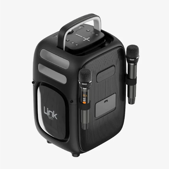 M427 Premium Çift Mikrofonlu 650W Ekstra Bas Bluetooth Hoparlör - Resim 7