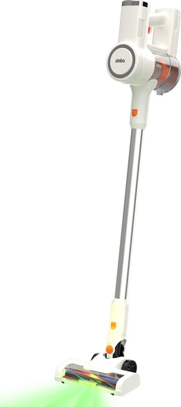 Sinbo SVC-8636 Kablosuz Dikey Şarjlı Süpürge 2200MAH Li-Ion Bataryalı Bldc Motorlu Yeşil LED Işıklı Multi Cyclone ürün görseli 1