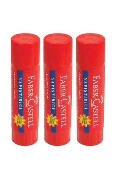 Faber - Castell Stick Yapıştırıcı 10 Gr 3lü ürün görseli 1