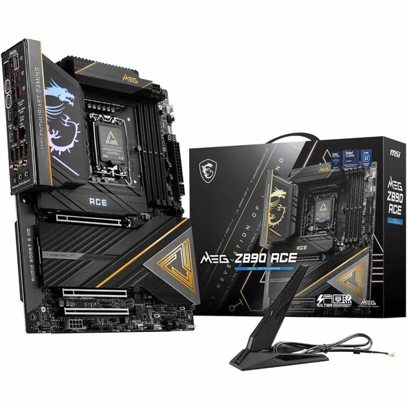 MSI MEG Z890 Ace Intel LGA1851 DDR5 ATX Anakart Teşhir ürün görseli 1