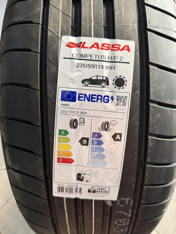 LASSA / 235/50R19 (COMPETUS H/P2) (1 ADET FİYATIDIR. EN AZ 2 ADET VERİLMEKTEDİR) 2026 YAZ LASTİĞİ ürün görseli 1