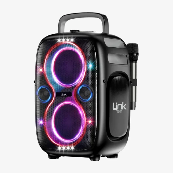 M427 Premium Çift Mikrofonlu 650W Ekstra Bas Bluetooth Hoparlör - Resim 4