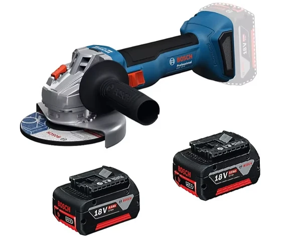 Bosch GWS 18v-8 4ah Çift Akülü Taşlama Makinesi 125mm ürün görseli 1