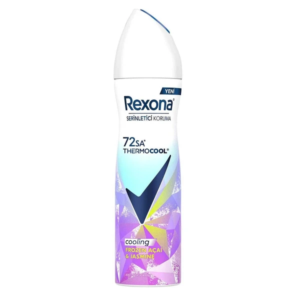 REXONA THERMOCOOL KADIN SPREY DEODORANT FROZEN AÇAİ & JASMİNE 150 ML ürün görseli 1