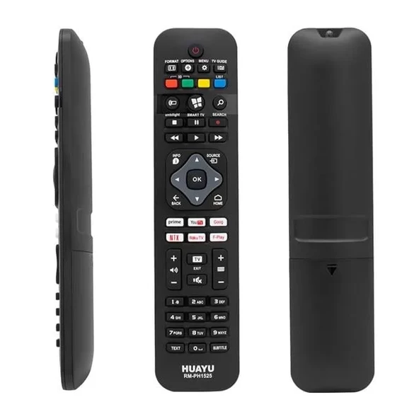 Huayu Rm-Ph1525 Netflix - Youtube- Prime Video Tuşlu Universal Lcd-Led Tv Kumanda ürün görseli 1