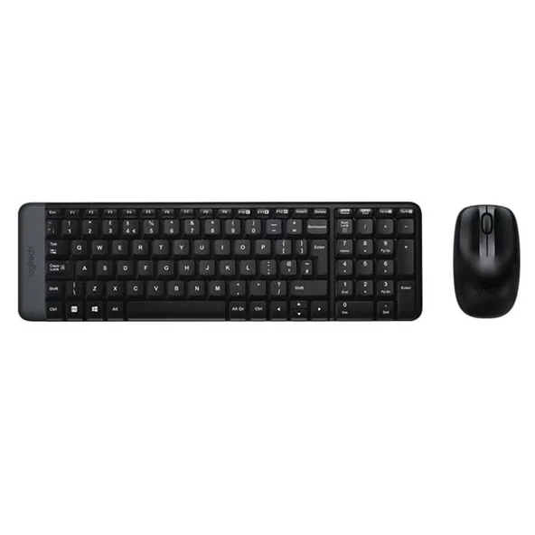 Mk220 Q Tr Siyah Kablosuz Klavye Mouse Set ürün görseli 1