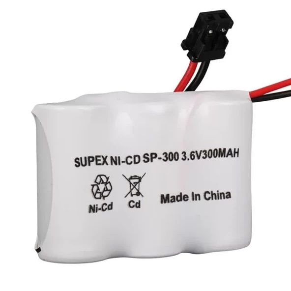 Gold Kx-A36A Nı-Cd Kısa 3.6 Volt 300Mah Telsiz Telefon Pili ürün görseli 1