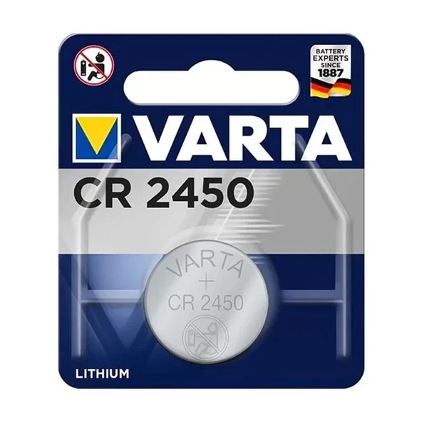 Cr2450 3 Volt Lityum Pil Tekli ürün görseli 1