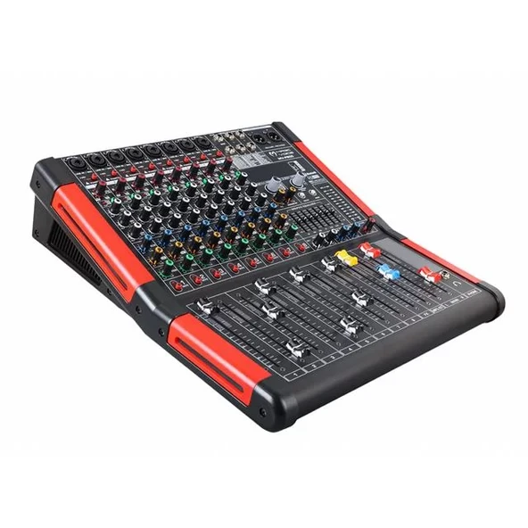Magicvoice Mv-P800 8 Kanal Usb-Bluetooth Destekli Deck Mixer ürün görseli 1