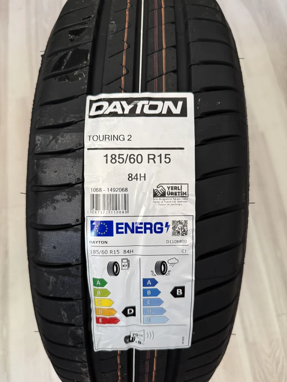 DAYTON / 185/60R15 (TOURING 2) (1 ADET FİYATIDIR. EN AZ 2 ADET VERİLMEKTEDİR) 2026 YAZ LASTİĞİ ürün görseli 1