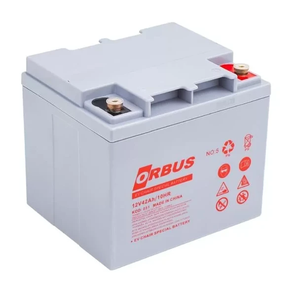 12 V 42 A Engelli Araç Aküsü (197X165X175 Mm) ürün görseli 1