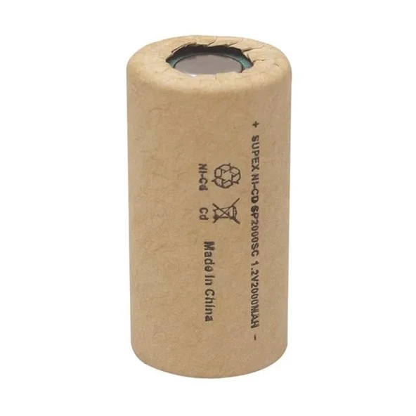 Supex Tekli 1.2 V 2000Ma Nı-Cd Süpürge Pili 2000Sc ürün görseli 1