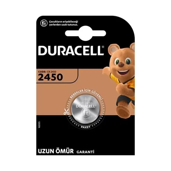 Cr2450 3 Volt Lityum Pil Tek ürün görseli 1