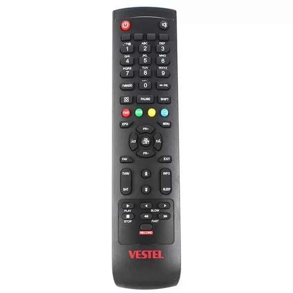 Vestel Record Tuşlu Lcd Tv Kumandası ürün görseli 1